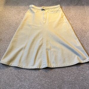 Uniqlo soft denim A line skirt